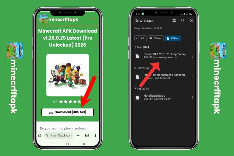 how to download minecraft apk