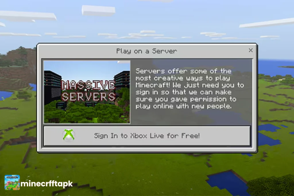 world is always available online in minecraft realms