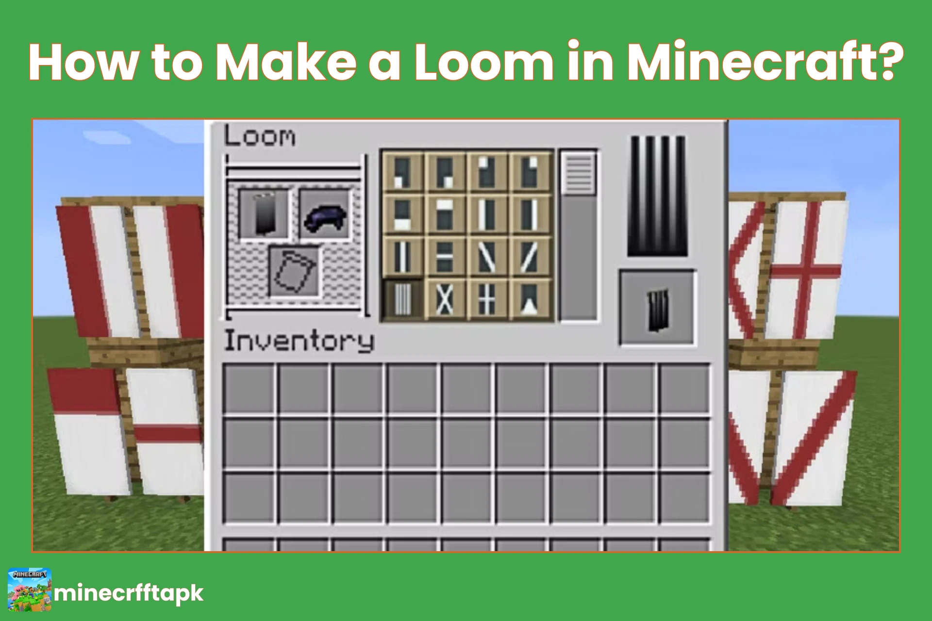 how to use a loom in minecraft​
