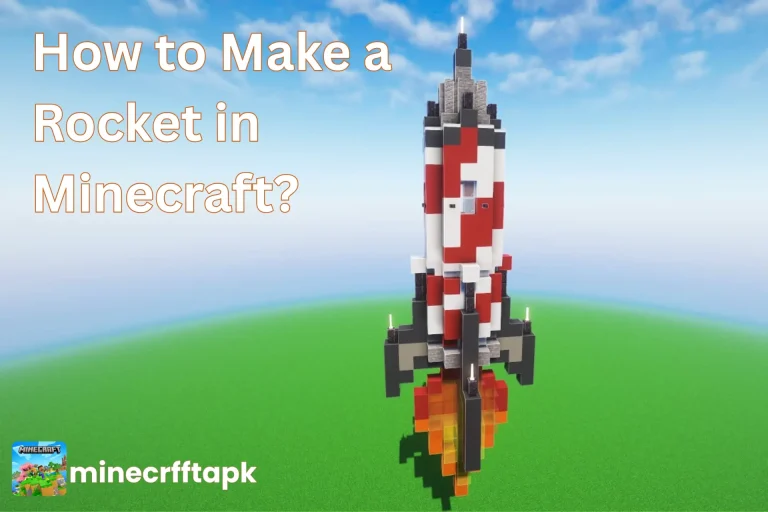 How to make a rocket in Minecraft?