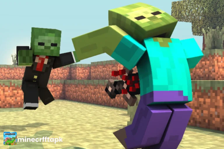 Zombies in Minecraft