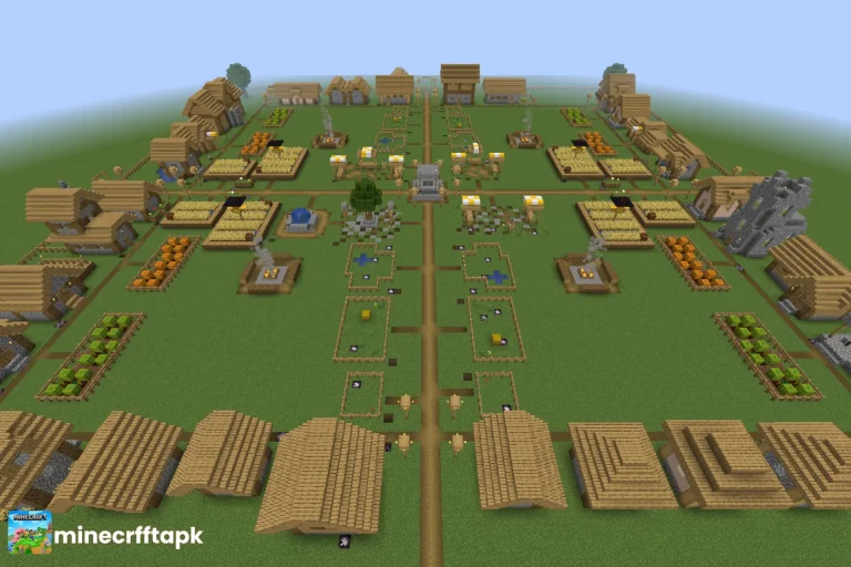 Plains Village in minecraft