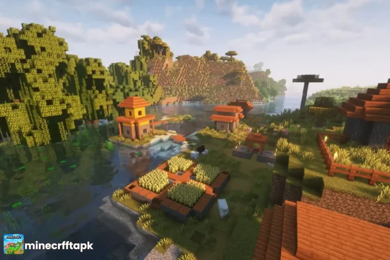 Savanna Village in minecraft