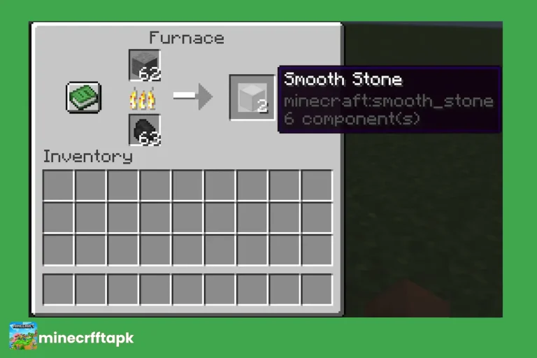 Smelt Stone into Smooth Stone in minecraft​