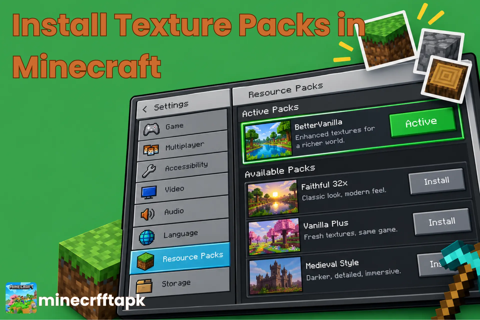Texture Packs in Minecraft